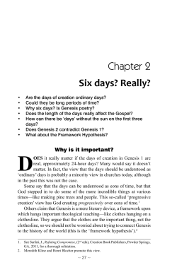 Chapter 2, Creation Answers Book