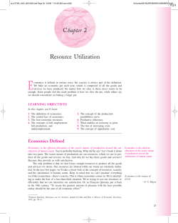 Chapter 2 Resource Utilization
