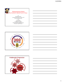 Problematic Progression - The Prevention Council of Putnam