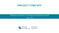 All Work and No Pay: The Impact of Forfeited Time