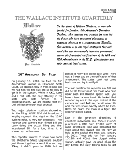 On January 18, 2001, we filed the 16th Amendment