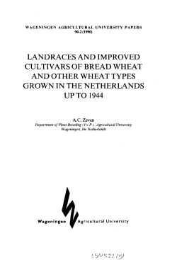 landraces and improved cultivars of bread wheat and other wheat