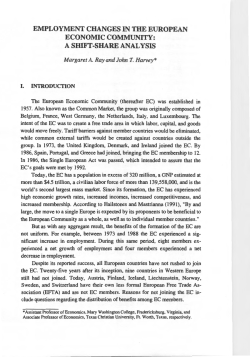 employment changes in the european economic community