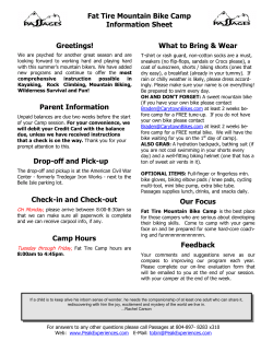 Fat Tire Camp - Peak Experiences