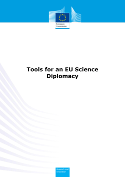 Tools for an EU Science Diplomacy