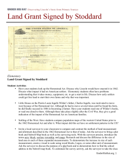 Land Grant Signed by Stoddard