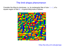 The limit shape phenomenon