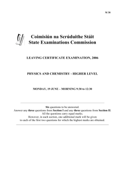 Higher Level - Examinations