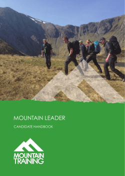 mountain leader - Mountain Training