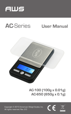 CP5-Series User Manual - American Weigh Scales