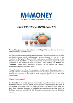 power of compounding