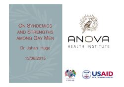 On Syndemics and Strengths among Gay Men