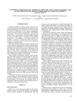 51. Physical Properties of Sediments from the Japan Trench Margin