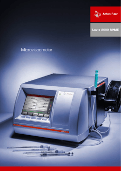 Microviscometer - Anton