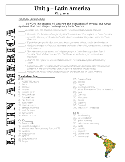 SSWG7 - Latin America