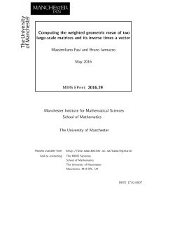 Computing the weighted geometric mean of two