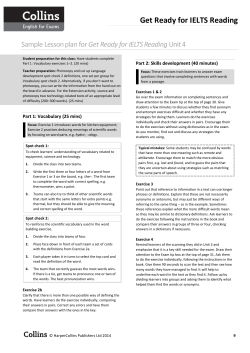 Unit 4: Science and technology at home