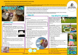 Some learning benefits of sensory play