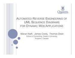 automated reverse engineering of uml sequence diagrams for