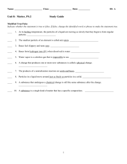 Unit 8 Study Guide w Answers