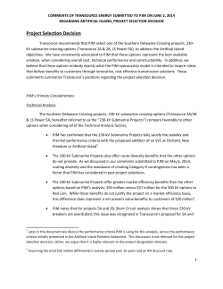 Project Selection Decision