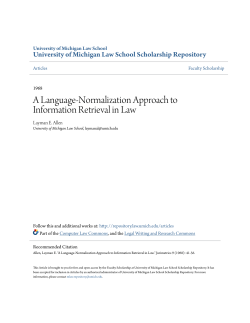 A Language-Normalization Approach to Information Retrieval in Law