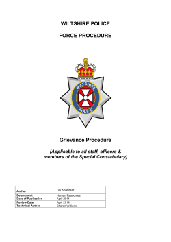 Grievance Procedure