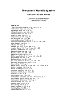 Mercator`s World Magazine