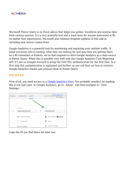 Microsoft Power Query is an Excel add-in that helps you