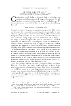 IT SIMPLY DOES NOT ADD UP: TROUBLE WITH