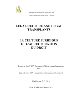 legal cultures and legal transplants in germany