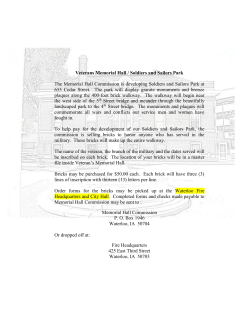 online printable form - City of Waterloo, Iowa