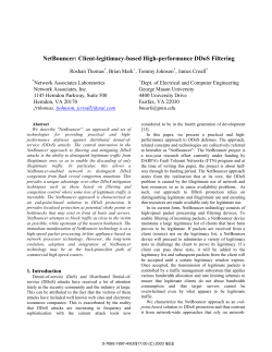NetBouncer: Client-Legitimacy-Based High