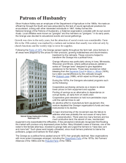 Patrons of Husbandry - Oregon State Grange