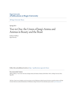 the Union of Jung`s Anima and Animus in Beauty and the Beast