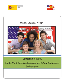 Education Office contacts in the USA and Canada.