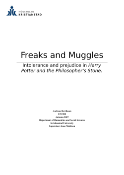Freaks and Muggles