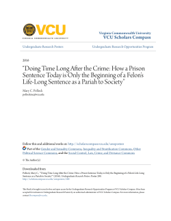 Doing Time Long After the Crime: How a Prison Sentence Today is