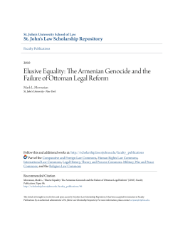 elusive equality: the armenian genocide and the failure of ottoman