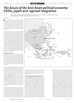 The future of the East Asian political economy: China, Japan and