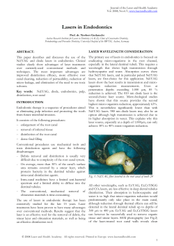 Lasers in Endodontics - Dental Trey webstore