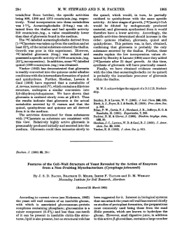 28c M. W. STEWARD AND N. M. PACKTER 1965