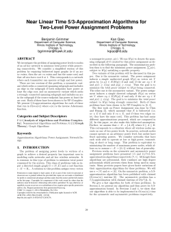 Near Linear Time 5/3-Approximation Algorithms for Two