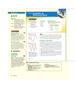 17.2 Properties of Mechanical Waves