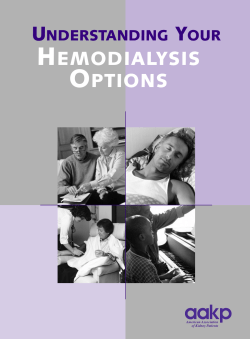 hemodialysis options