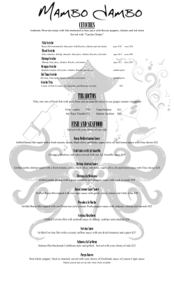 TIRADITOS FISH AND SEAFOOD