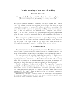 On the meaning of symmetry breaking