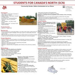 Community Garden, Nation Anishanabe du Lac Simon