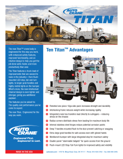 Ten Titan&trade; Advantages