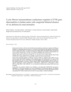 Cystic fibrosis transmembrane conductance regulator (CFTR)